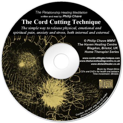 The Cord Cutting Technique Healing Meditation CD lightscribe label