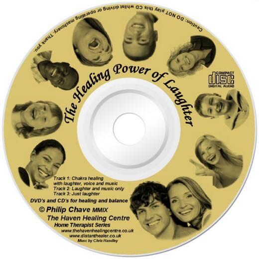 The Healing Power of Laughter CD lightscribe label