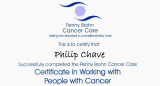 Phil has successfully completed the Penny Brohn Certificate in Working With People With Cancer