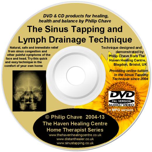 The Sinus Tapping Technique DVD lightscribe label